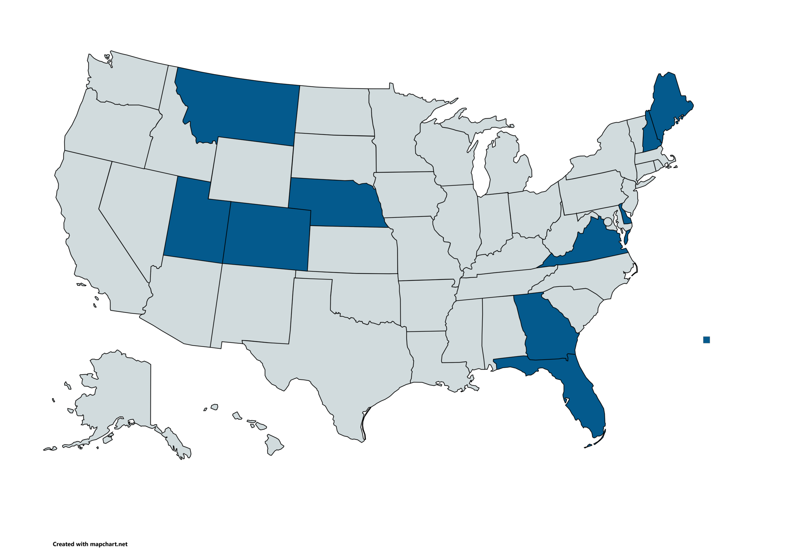 map of the states LEAP integrated care is licensed in